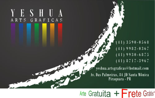 Cartão de Visita 1000 Un. Arte Gratis+Frete Gratis, em 18x no Cartao  - Cartão de propaganda, Pinhais