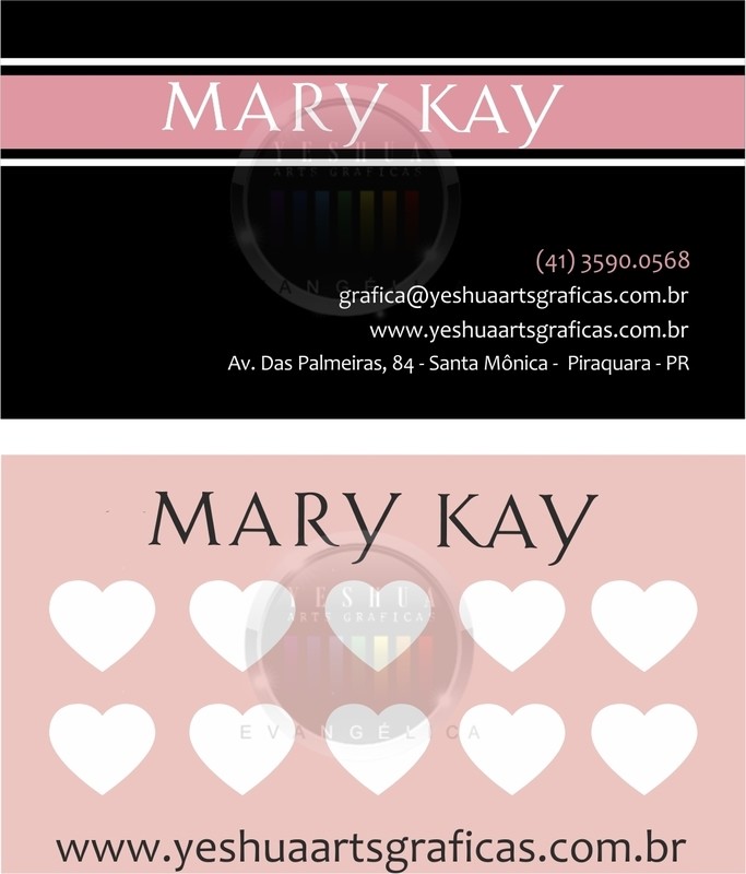 Modelo N409 - Cartao de Visita Mary Kay Fidelidade Modelo N409 - Cartao de Visita Mary Kay Fidelidade