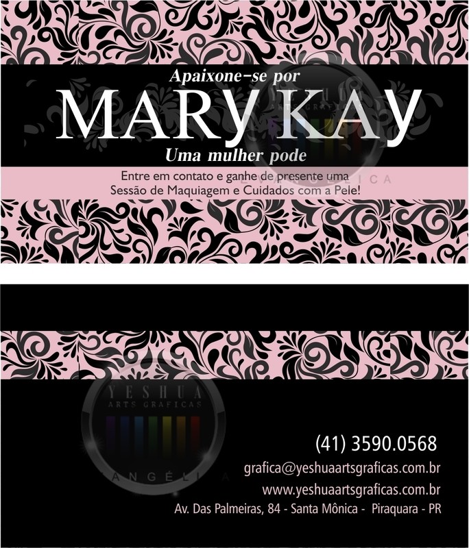 Modelo N393 - Cartao de Visita Mary Kay Modelo N393 - Cartao de Visita Mary Kay