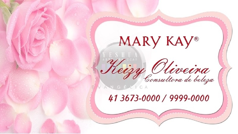Modelo N377 - Cartao de Visita Mary Kay Modelo N377 - Cartao de Visita Mary Kay