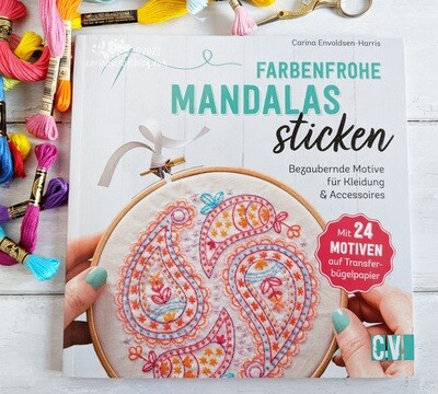 Farbenfrohe Mandalas Sticken - Signed Copy