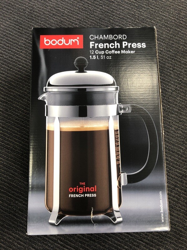 BODUM - French Press
12 Cup Coffee Maker