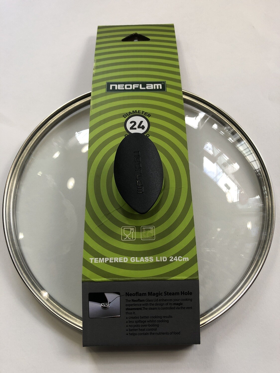 NEOFLAM -Tempered Glass Lid 24cm