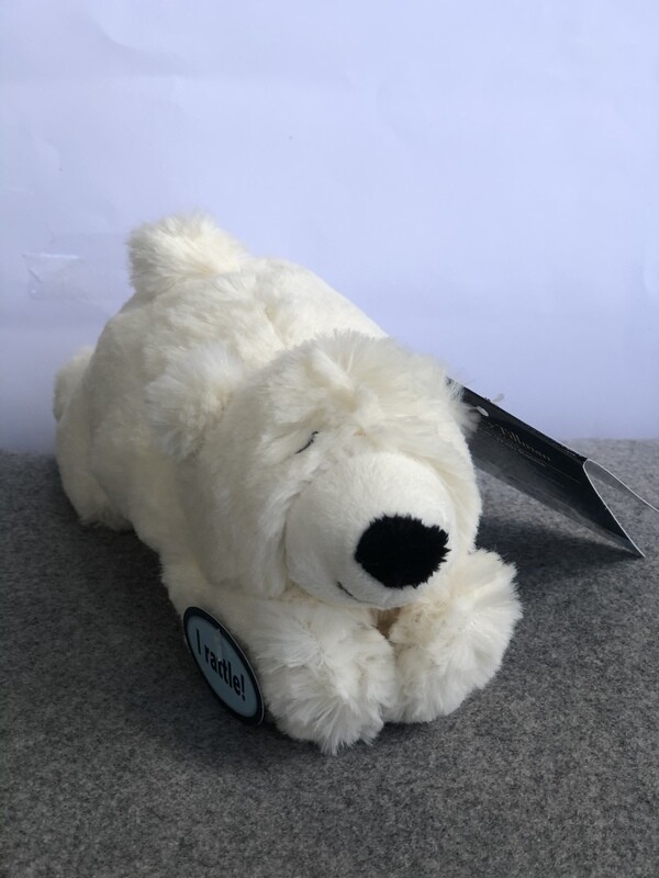 The Nancy Tillman Polar Bear with Rattle