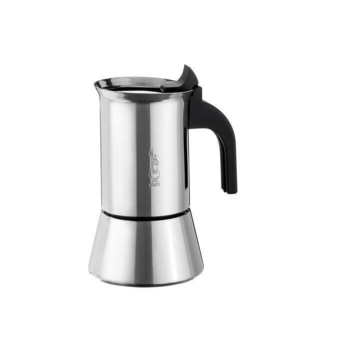 BIALETTI - Venus Stainless Steel Induction Espresso Maker 4 Cup