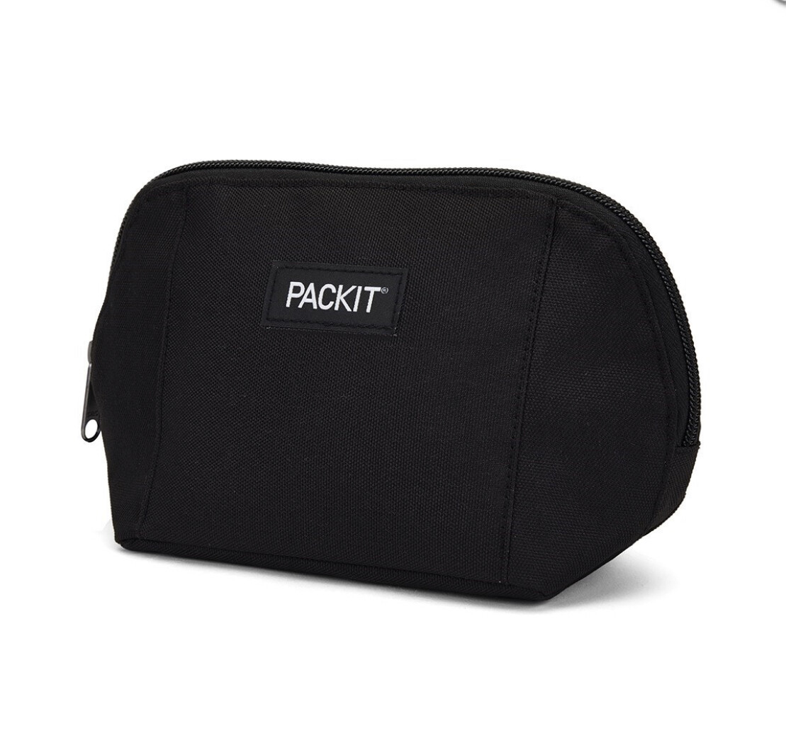 PACKIT - Freezable Tritan Snack Bag 23 x 10 x 12.7cm Black