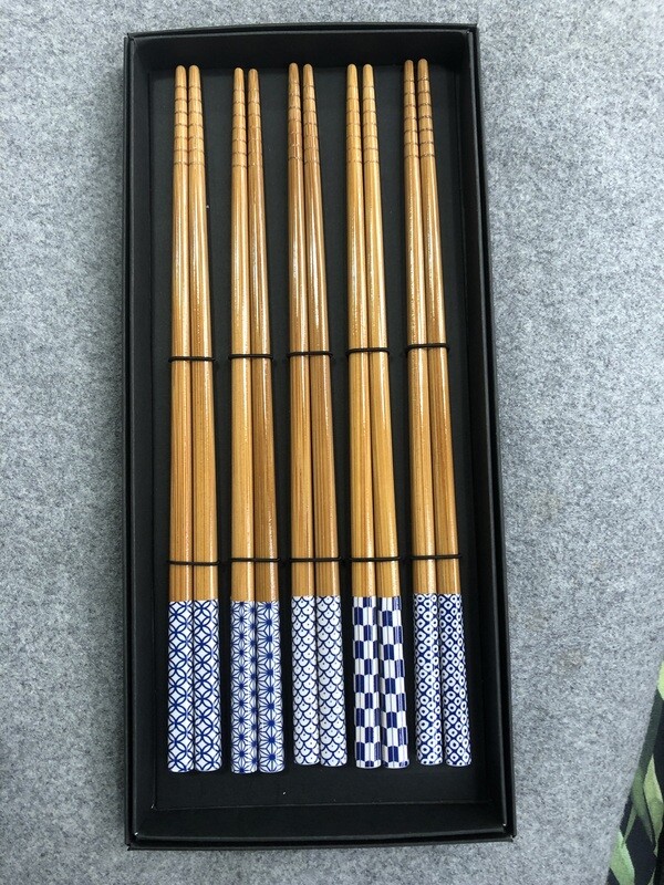 CONCEPT JAPAN - CHOPSTICKS (set5) Bamboo - KOMON DESIGN (027302)