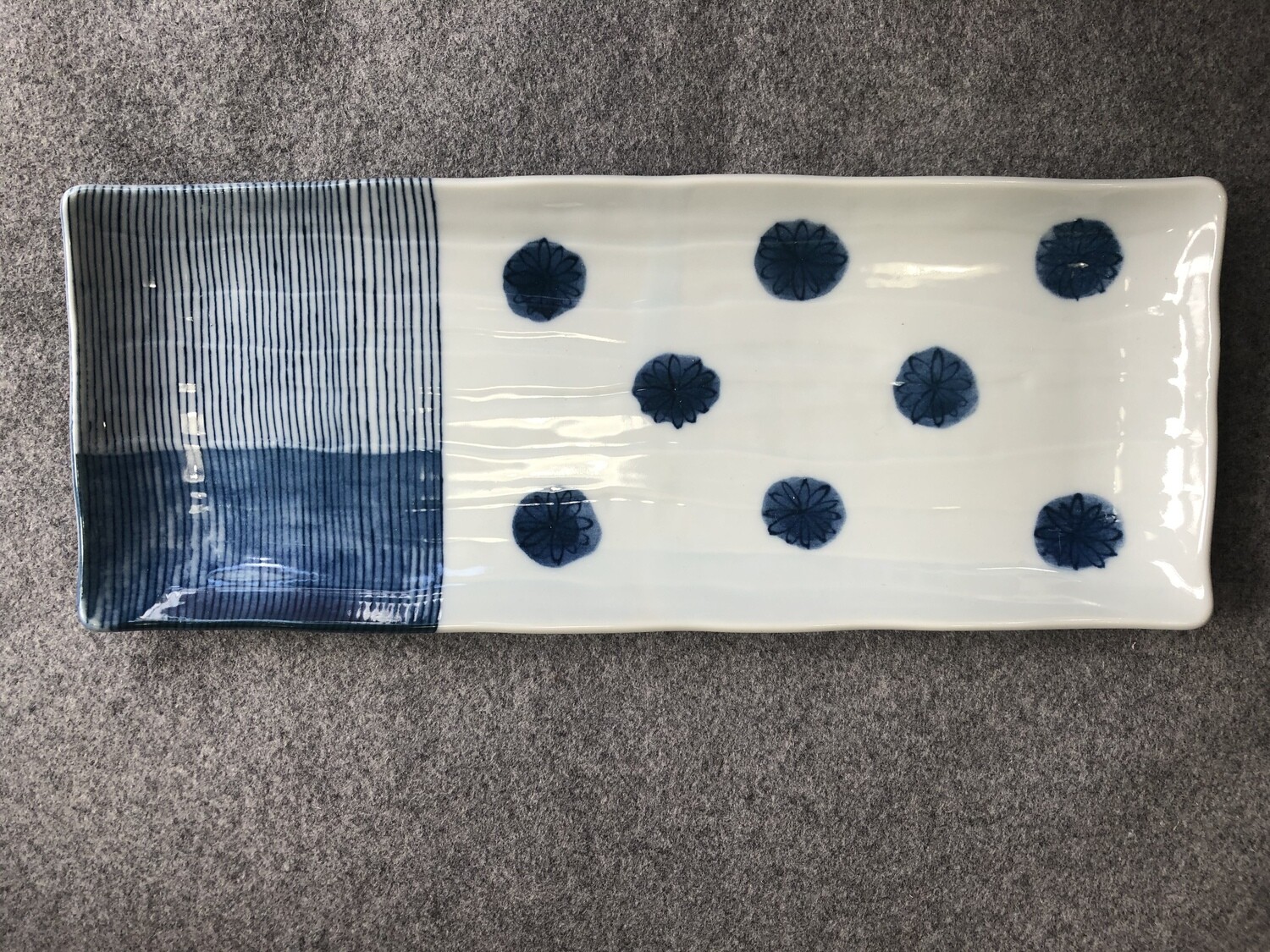 CONCEPT JAPAN - AIZOME 5 RECTANGULAR PLATE SET