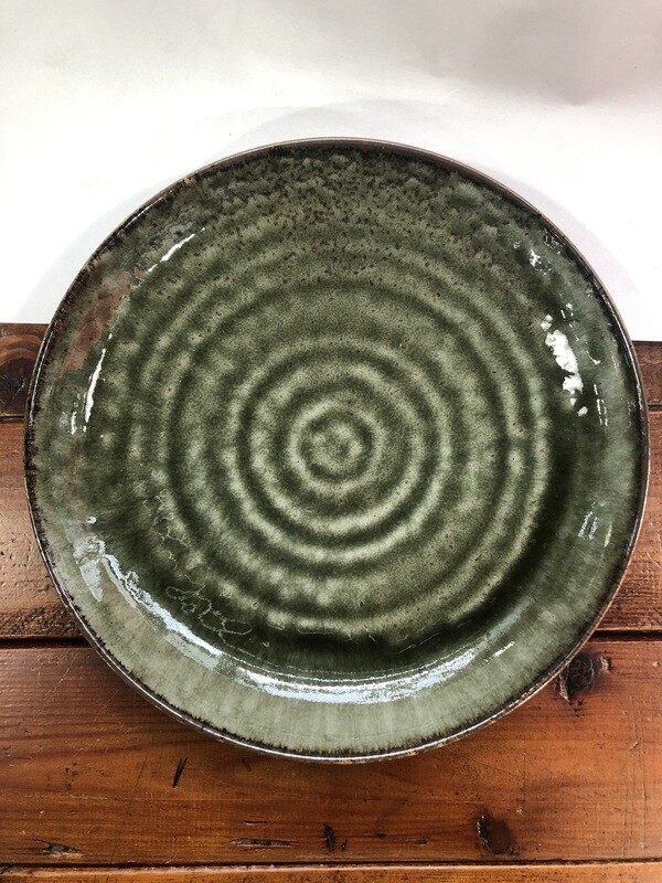 CONCEPT JAPAN - IROYU-  DINNER PLATE 24.5 x 3.9cm - Green (FD28-1GR)