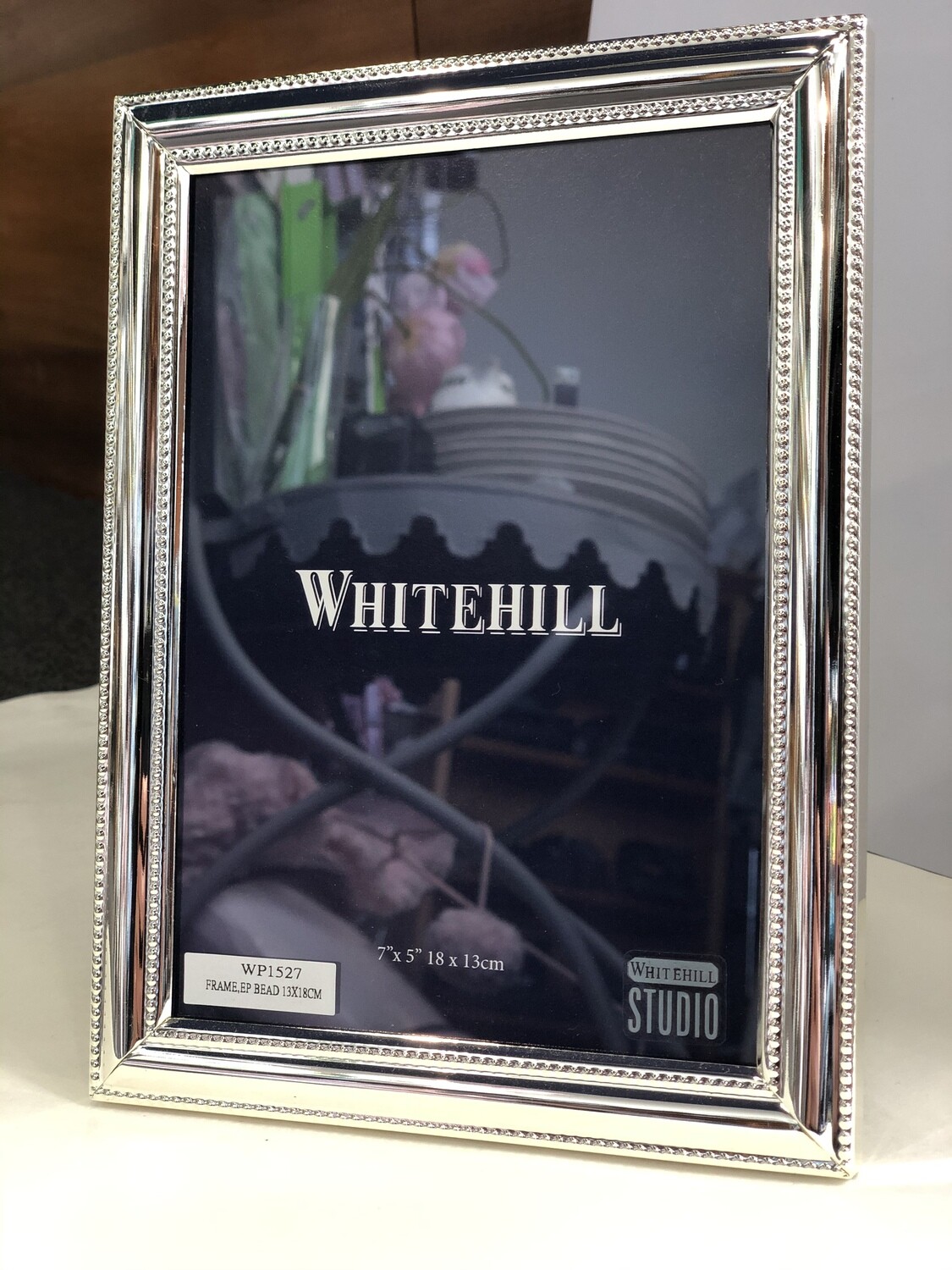 WHITEHILL STUDIO - Beaded Silver Photo Frame 18x13cm