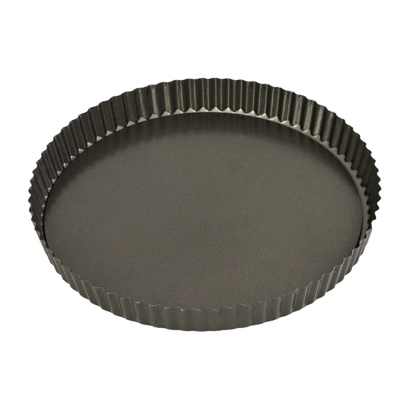 BAKEMASTER- Loose Base Round Flan Tin/Quiche Pan 25cm(DIAM)/3.5cm(H)