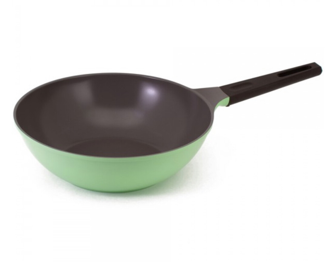 NEOFLAM - Nature+ Wok Pan Induction 30cm - Apple Green