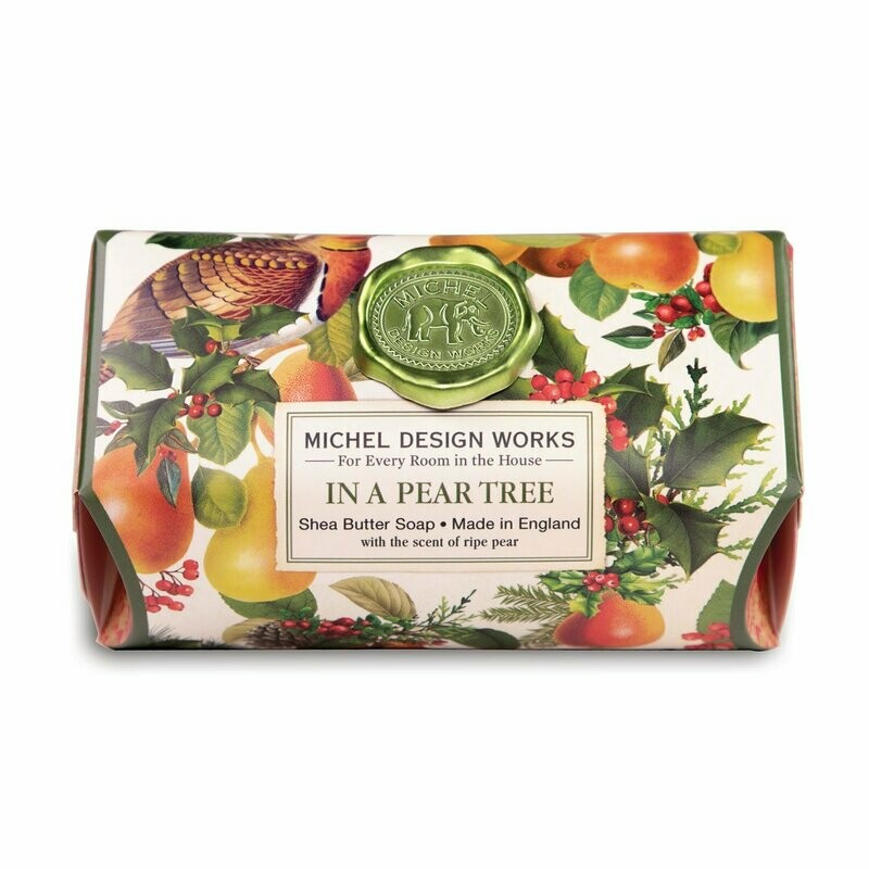 MICHEL DESIGN WORKS -  Soap Bar Large 246gm - In a Pear Tree