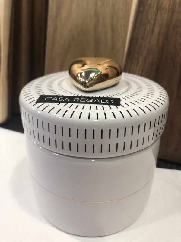 CASA REGALO- Ceramic Trinket/Storage Jar  10 x 6.3cm
