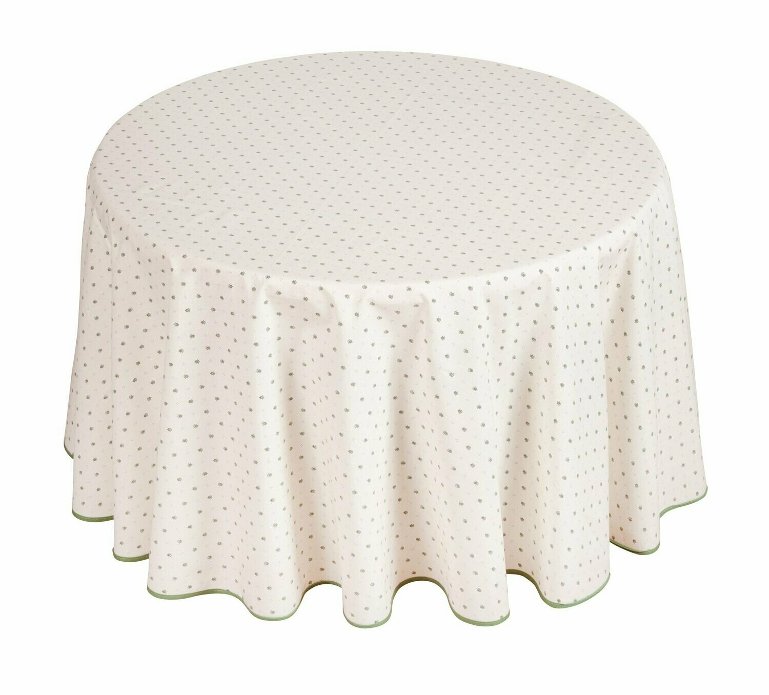FRENCH LINEN - CALISSONS ROUND COTTON TABLECLOTH 168CM DIAMETER