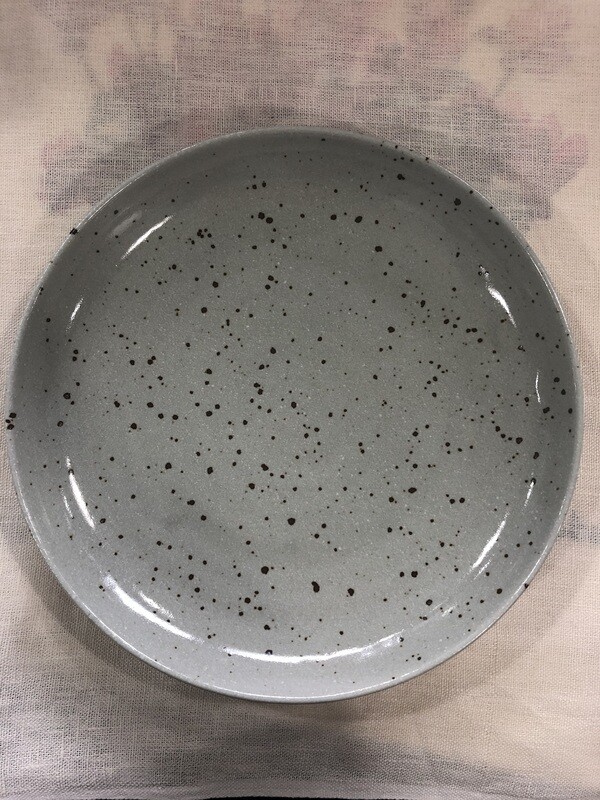 CONCEPT JAPAN - IROYU - DINNER PLATE 24.5 x 3.9cm -  Speckled Light Grey  HIAW HANTEN   (FD28-1HH )