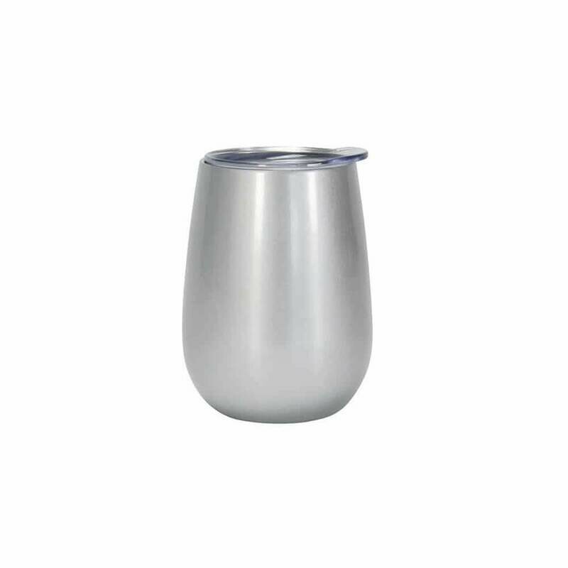 ANNABEL TRENDS - Stainless Steel Wine Tumbler Silver