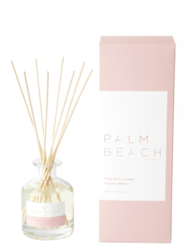 PALM BEACH - White Rose & Jasmine 
250ml Fragrance Diffuser