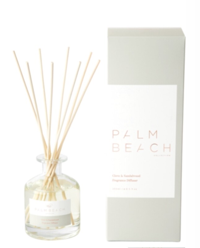 PALM BEACH - Clove & Sandalwood 
250ml Fragrance Diffuser
