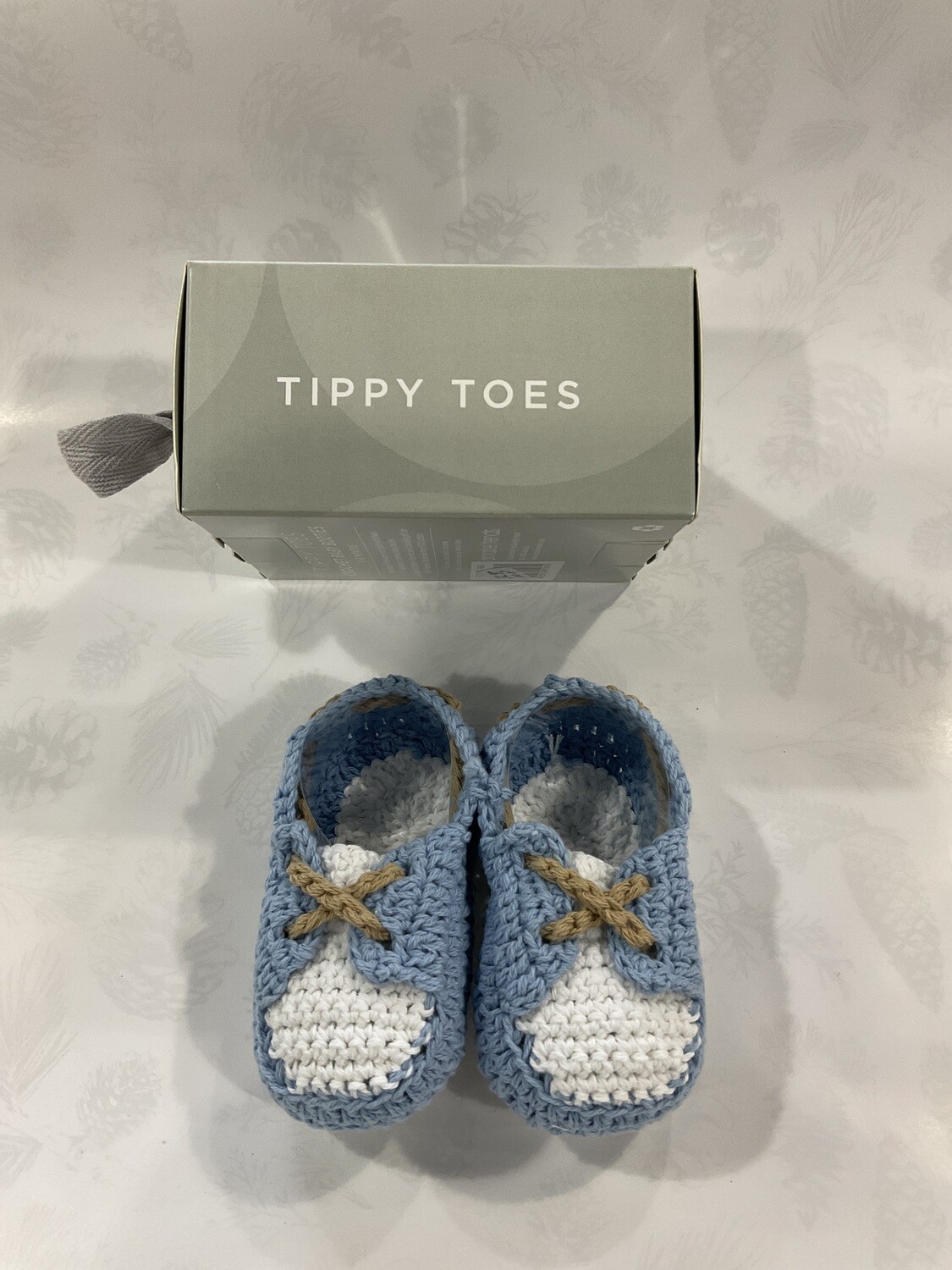 ANNABEL TRENDS - Crochet Baby Booties - Blue