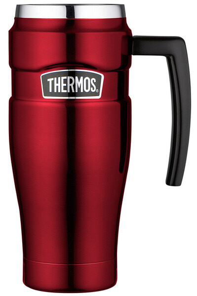 THERMOS -  King Stainless Steel Red Travel Mug 470mL