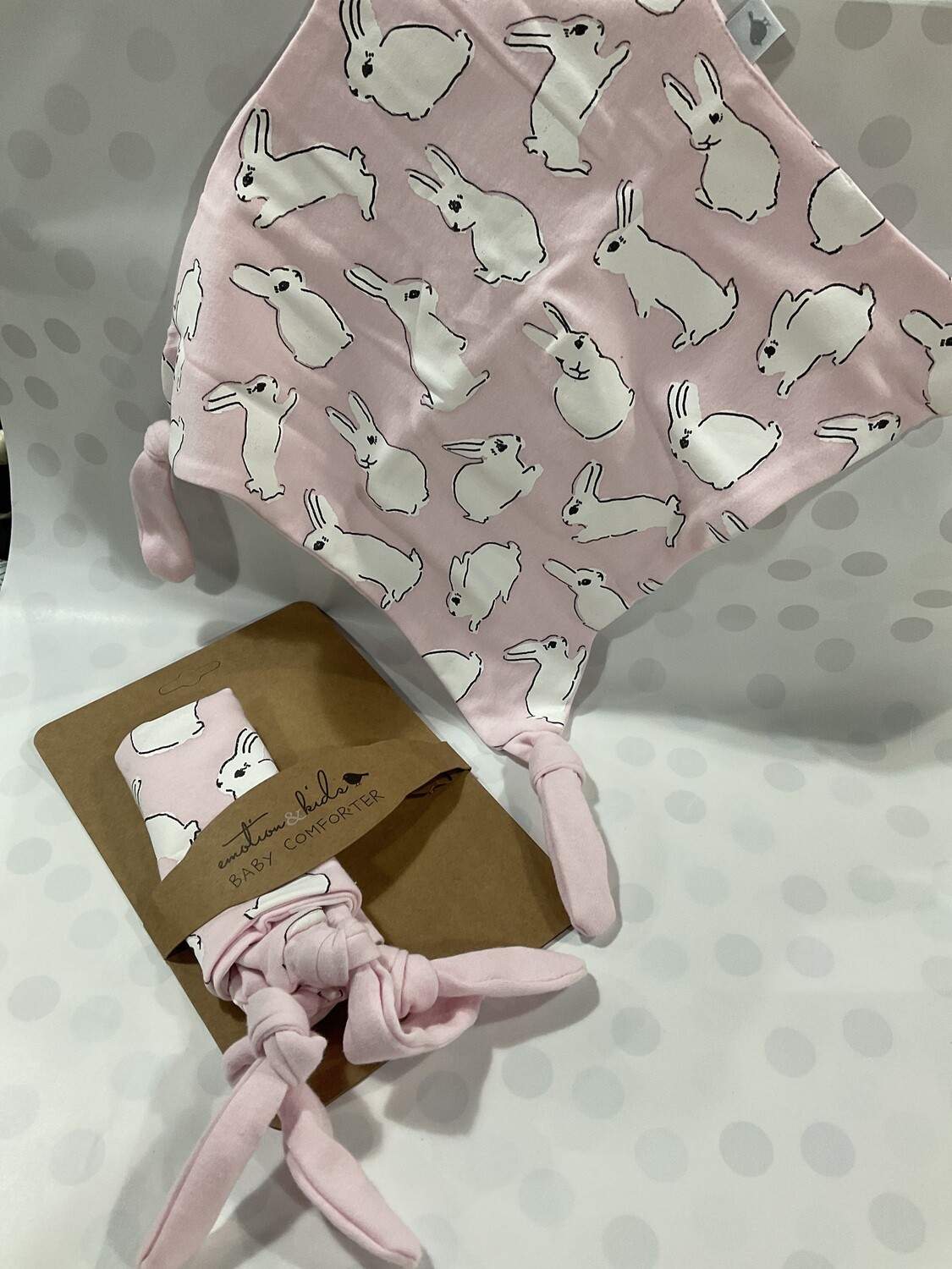 EMOTION & KIDS - 2 Pack Baby Comforter Set  Pink Bunny