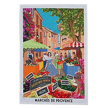 LE PANIER -  Printed Tea Towel - Marches De Provence