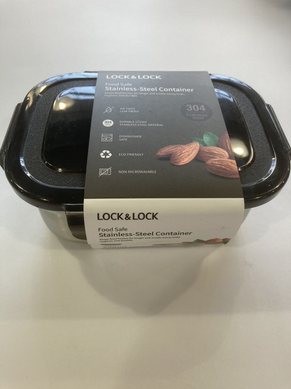 LOCK & LOCK - Food Safe Stainless Steel Container 500ml 15cm(L) 6cm(D)
