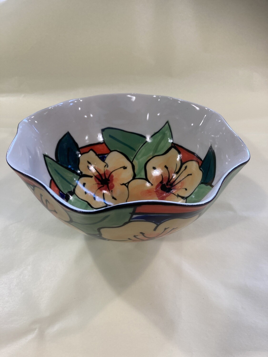 MARY LOU PITTARD- Fluted Mixing Bowl (small) 21cm(D)/10cm(H)