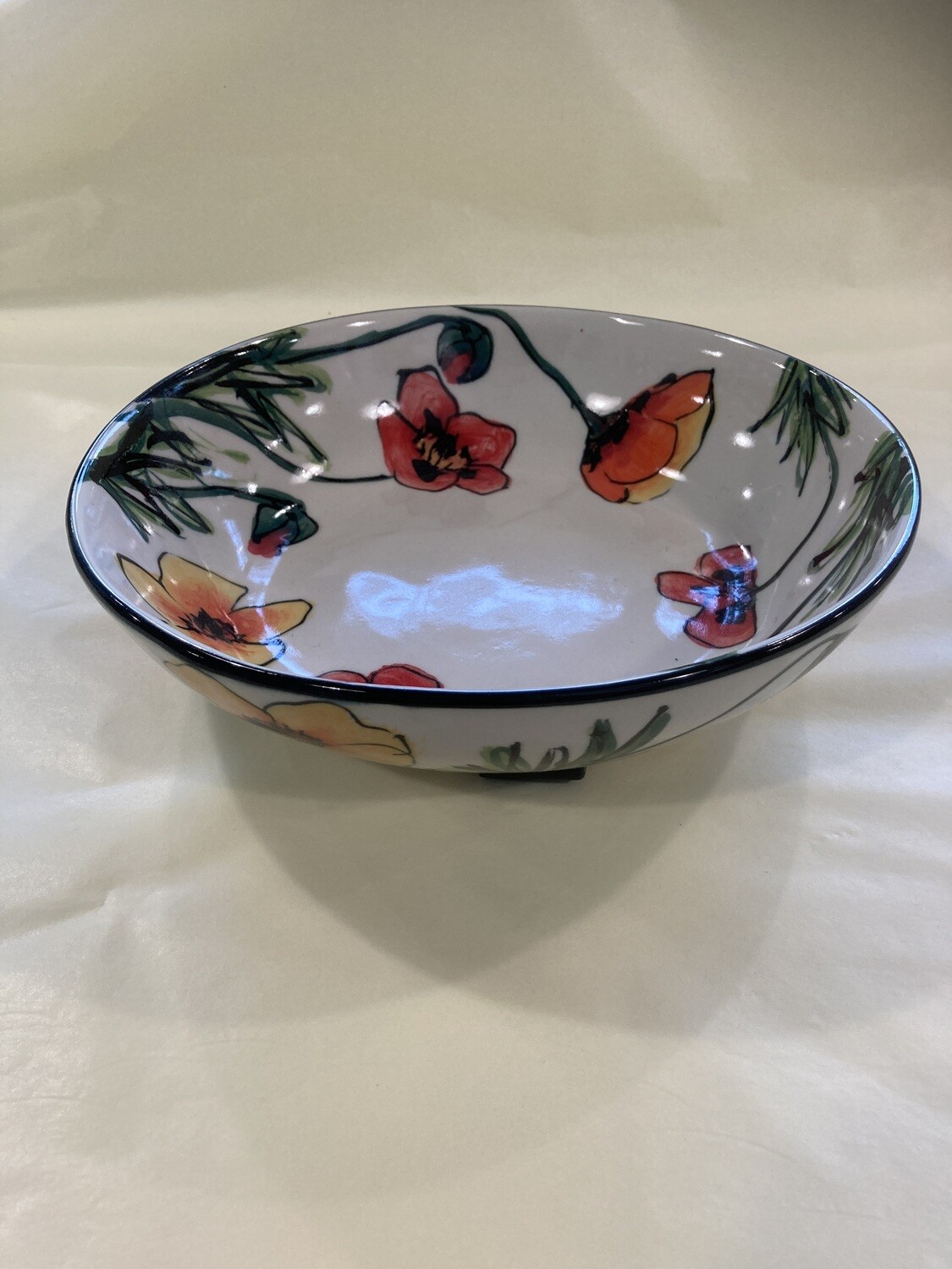 MARY LOU PITTARD- Straight Sided Salad Bowl(small) 24cm(D)/5.5cm(H)