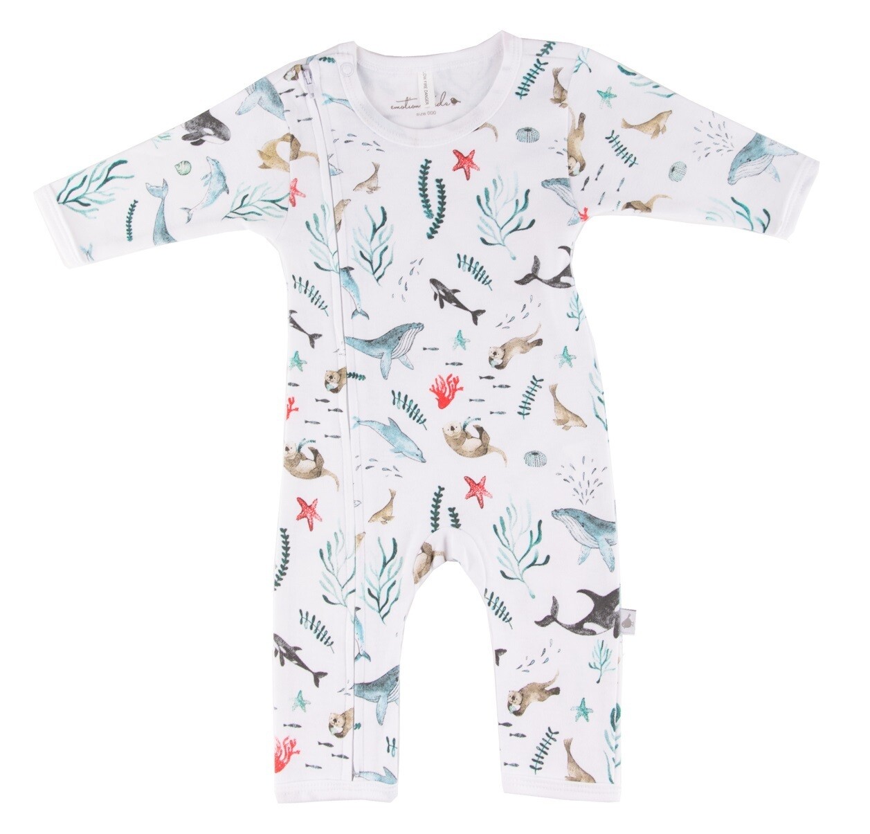 EMOTION & KIDS
- Romper Outfit With Zip -Under The Sea(3-6 months)
