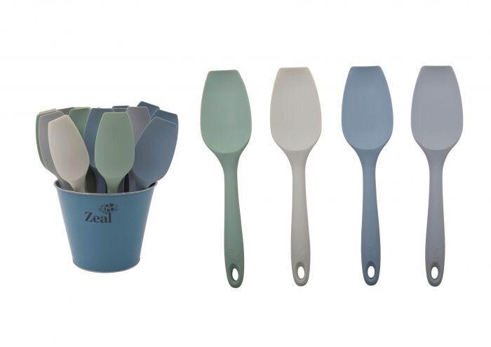 ZEAL Classic Silicone Spatula Spoon Assorted Colours