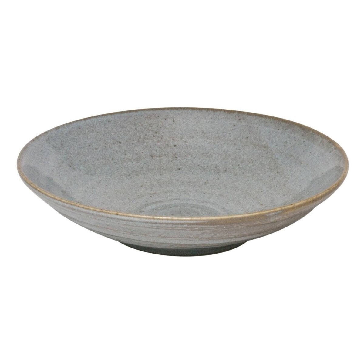CONCEPT JAPAN - IROYU -  DEEP PLATE 22cm(D)/5.cm(H) -  Blue/Grey UNOFU (FD28-3DBU)