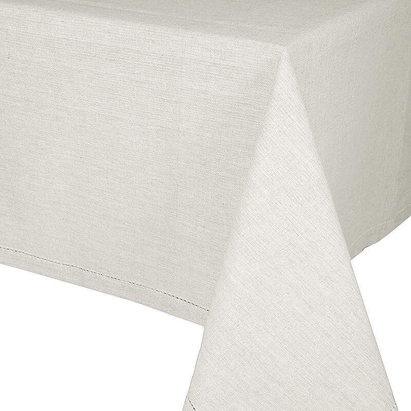 MADRAS LINK Jetty Cotton Tablecloth - Oatmeal 180x350