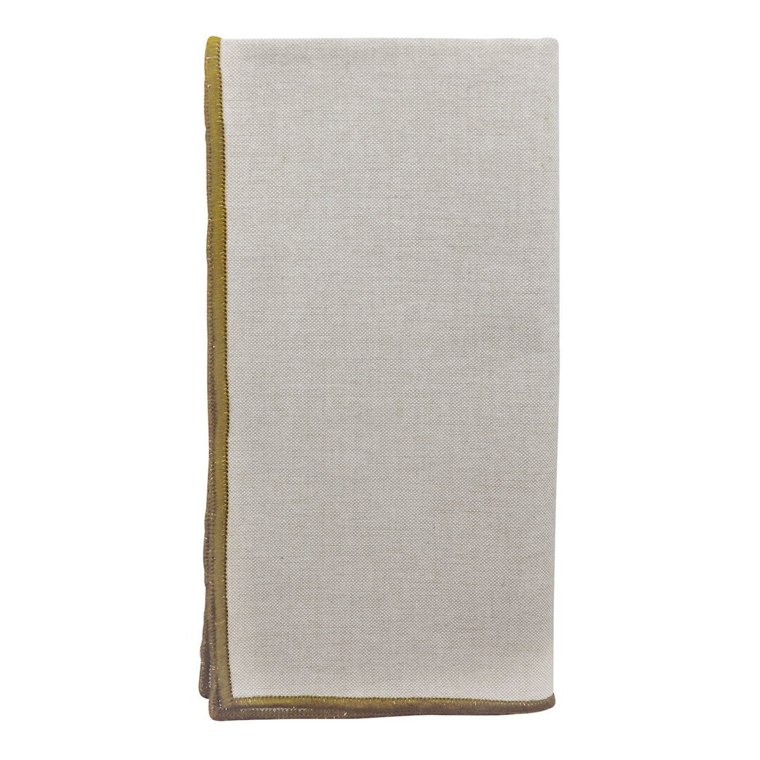 MADRAS LINK - Napkin Jetty Embroidered  S/4 - Oatmeal