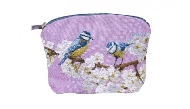 ANNABEL TRENDS Annabella French Tapestry Cosmetic Bag – Pink Bird