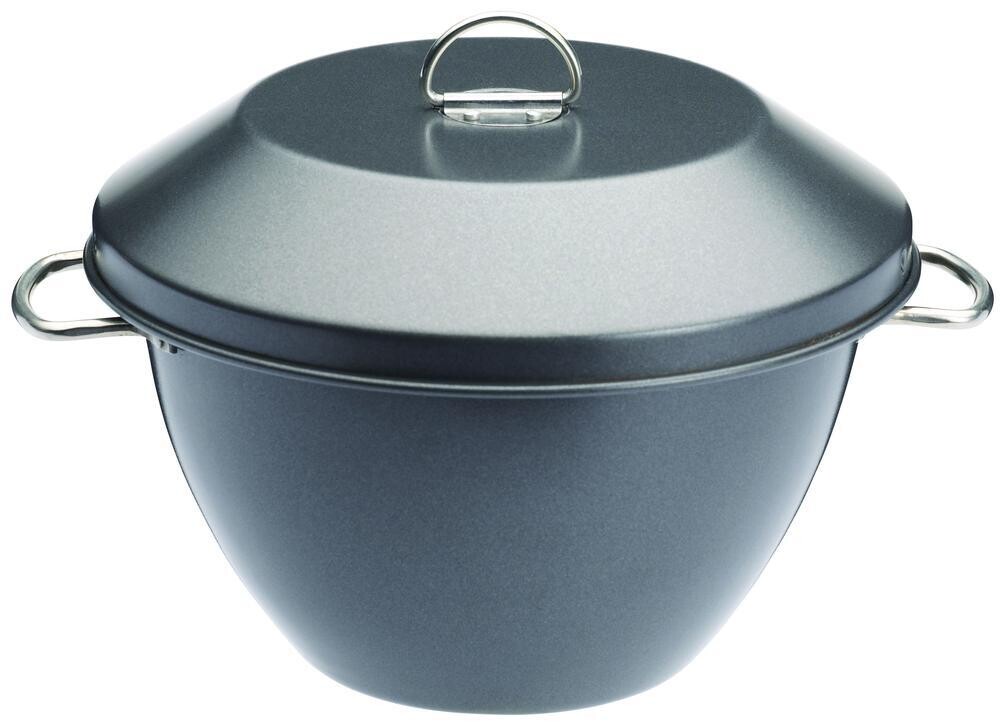 MASTERPRO - Non Stick Pudding Steamer  External with lid :25cm(Diam)/15cm(H)  Internal : 17cm(Diam)/11cm(H)