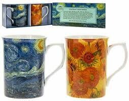 NOSTALGIC CERAMICS - Vincent Van Gogh S/2 Mugs