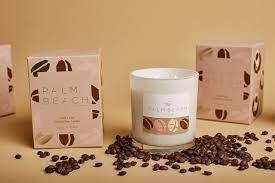 PALM BEACH - Caffe Latte 420g Scented Soy Candle