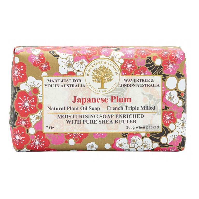 WAVERTREE & LONDON - SOAP - Japanese Plum (Enriched w. Pure soap butter) - 200g/7oz
