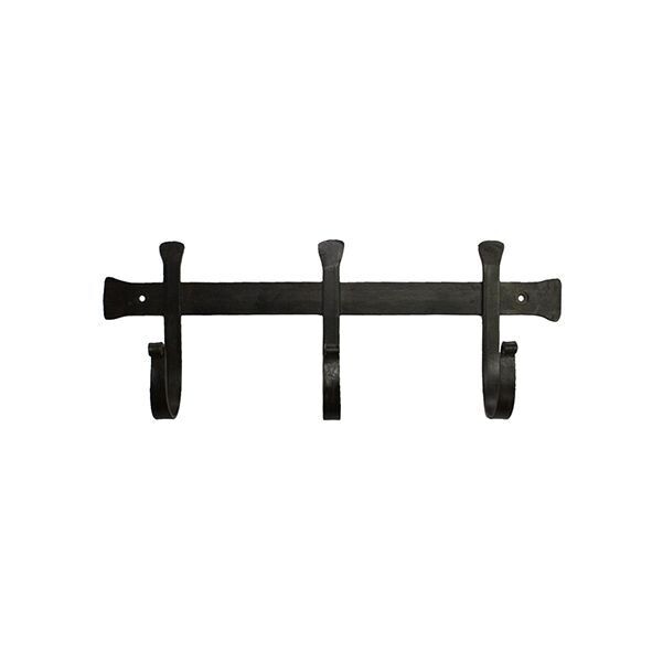 FRENCH COUNTRY COLLECTIONS - Chunky 3 Wall Hooks (Brushed Black)