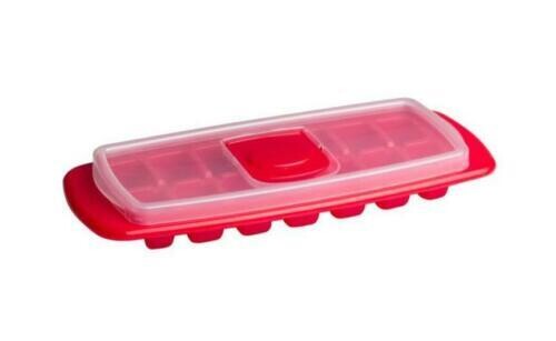 CUISENA -  Ice Cube Tray with Lid RED