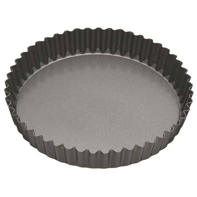 MASTERPRO - Loose Base Round Flan/Quiche Tin 19.5cm(Diam)/3.5cm(D)