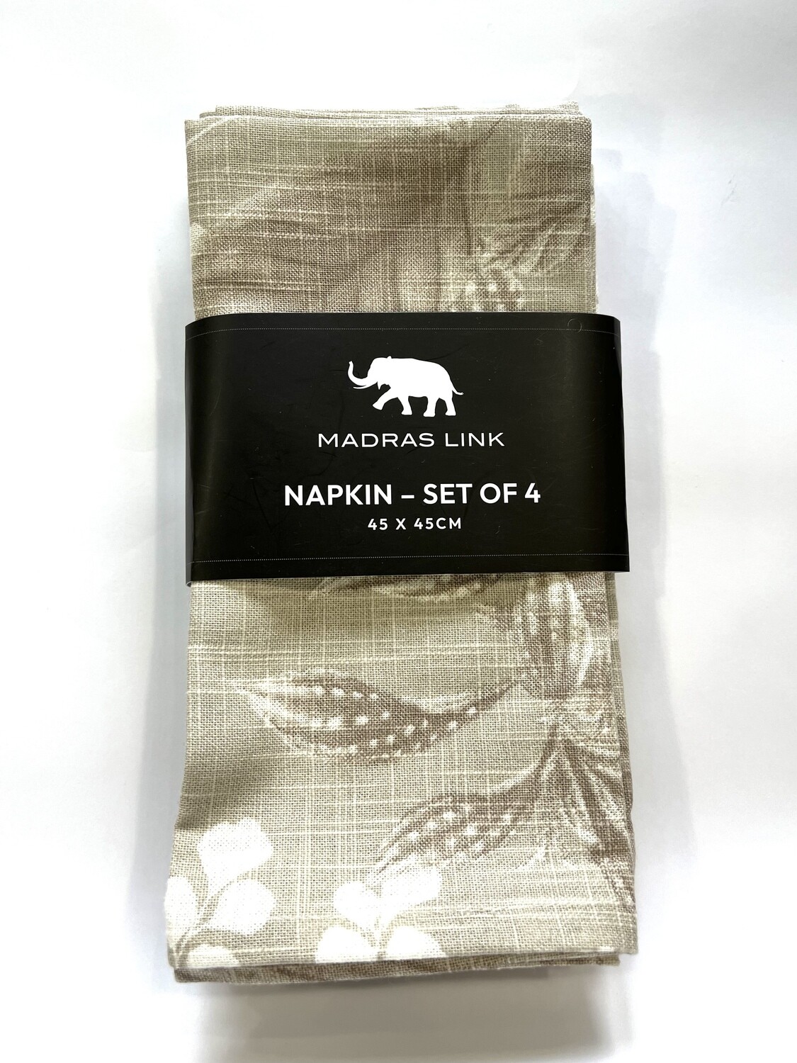 MADRAS LINK - Harlem Neutral Napkin Set 4