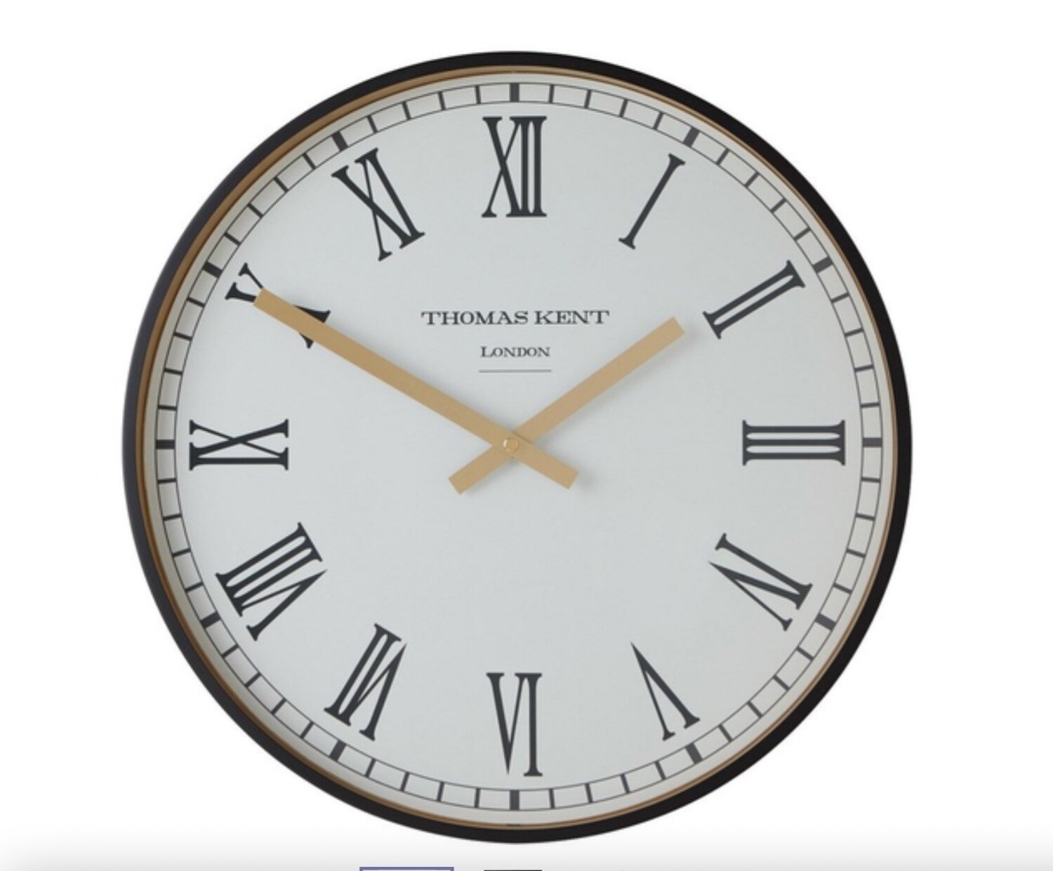THOMAS KENT - Clocksmith Wall Clock 30cm Black/White