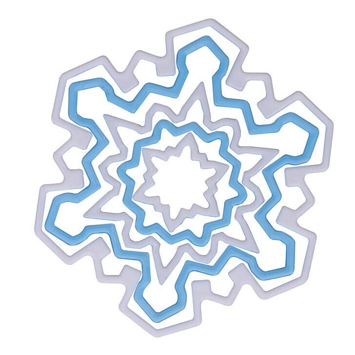 AVANTI - Set/5 Cookie Cutters - Snowflake