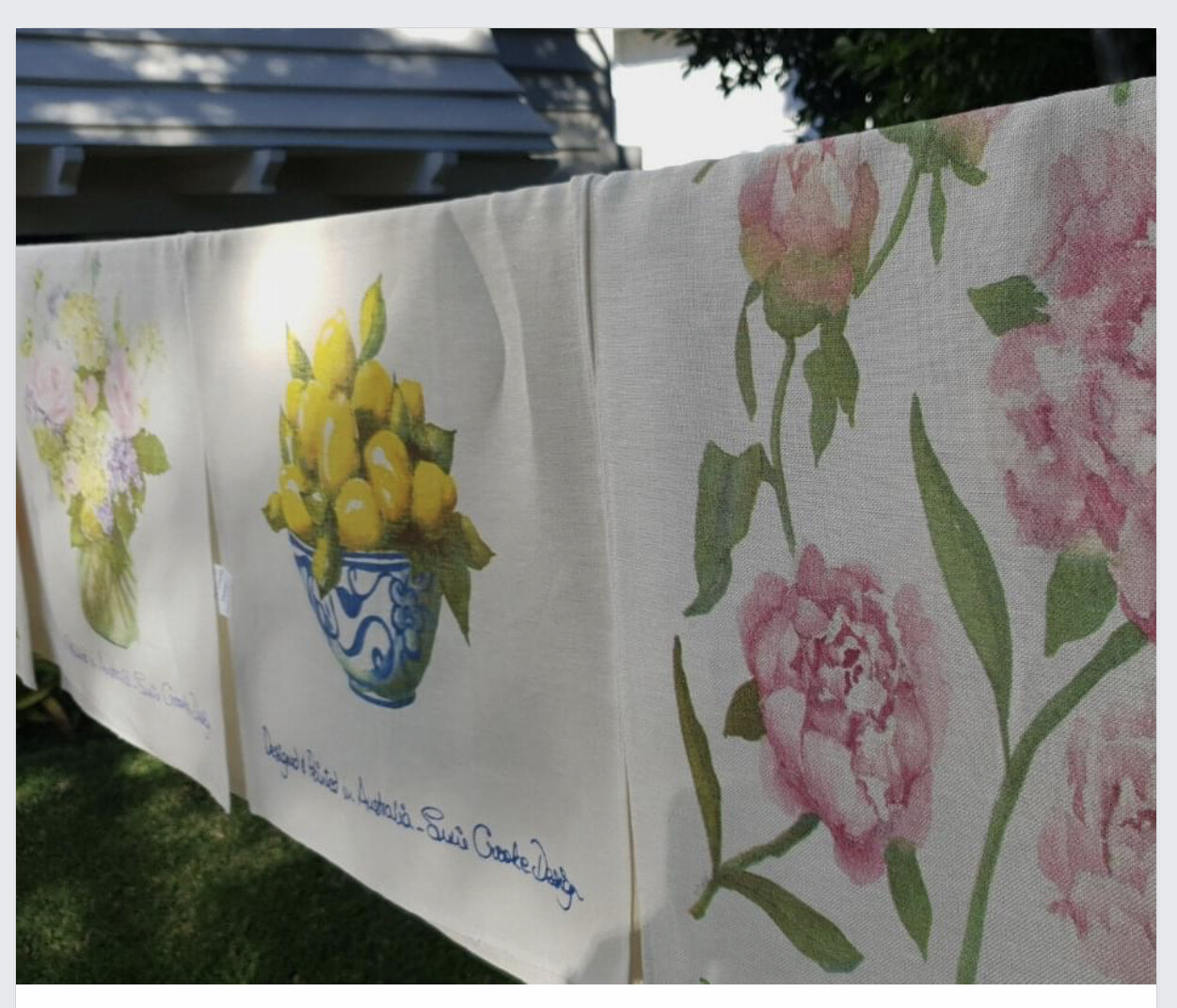 SUSIE CROOKE - LINEN Tea Towels