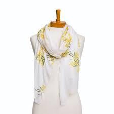 TAYLOR HILL - Scarf - Wattle - White