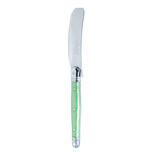 LAGUIOLE - Jean Dubost Pate Spreader/Butter knife 15cm - pastel green