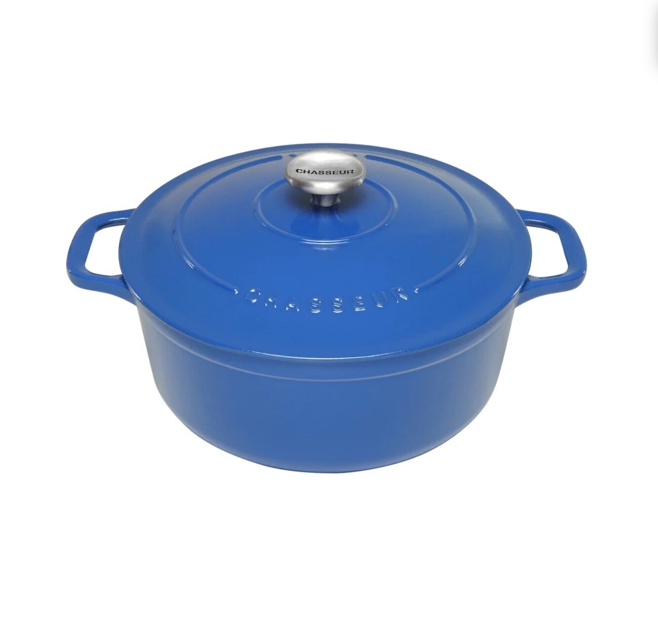 CHASSEUR - French Oven Round 4L, 24CM - Sky Blue